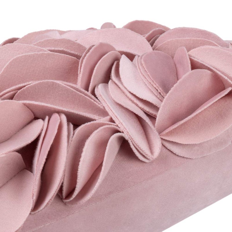 KINGROSE 3D Flower Throw Pillow Cover Home Decorative Pillow Case Sham Soft Lumbar Cushion Cover for Couch Bed Living Room Chair 12 x 20 Inches Rose Gold - Image 3